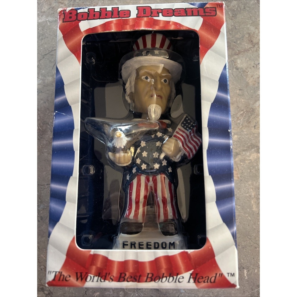 Uncle Sam Freedom United We Stand Bobblehead with Box